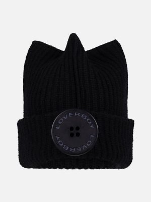 BOX BEANIE in BLACK
